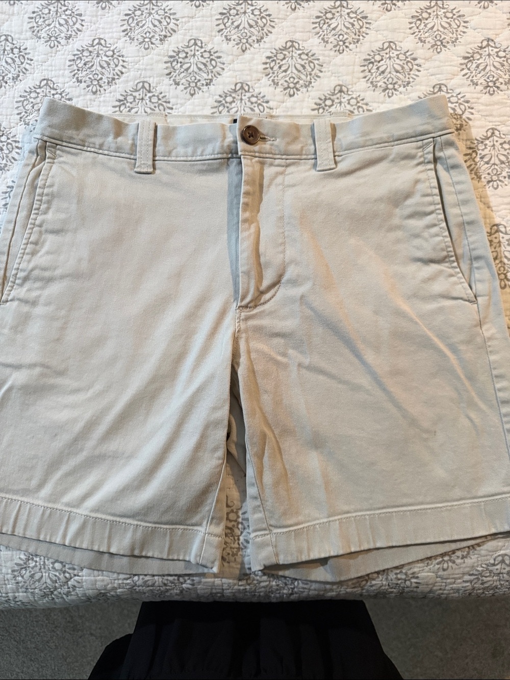 J. Crew 29 inch, 7 inseam Tan chino Shorts